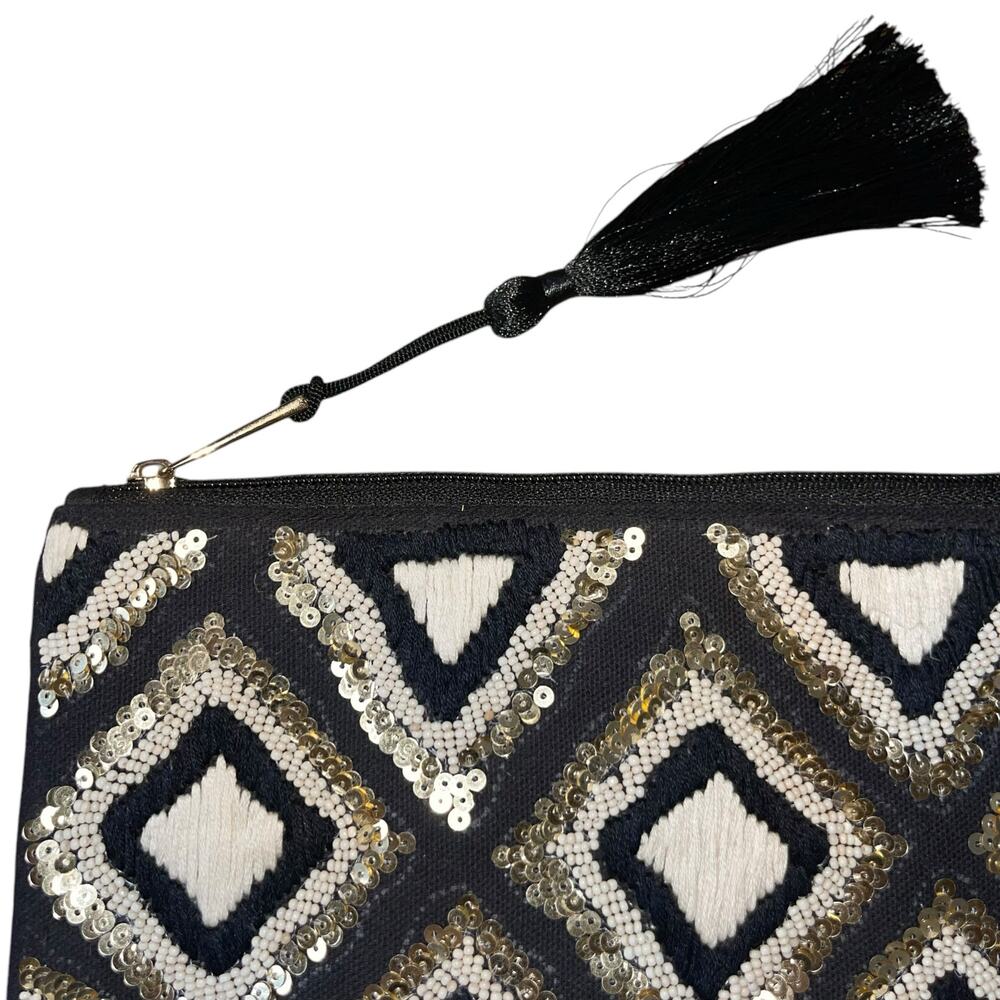 Ashiana London Sequin Clutch Bag - Picture 4 of 7